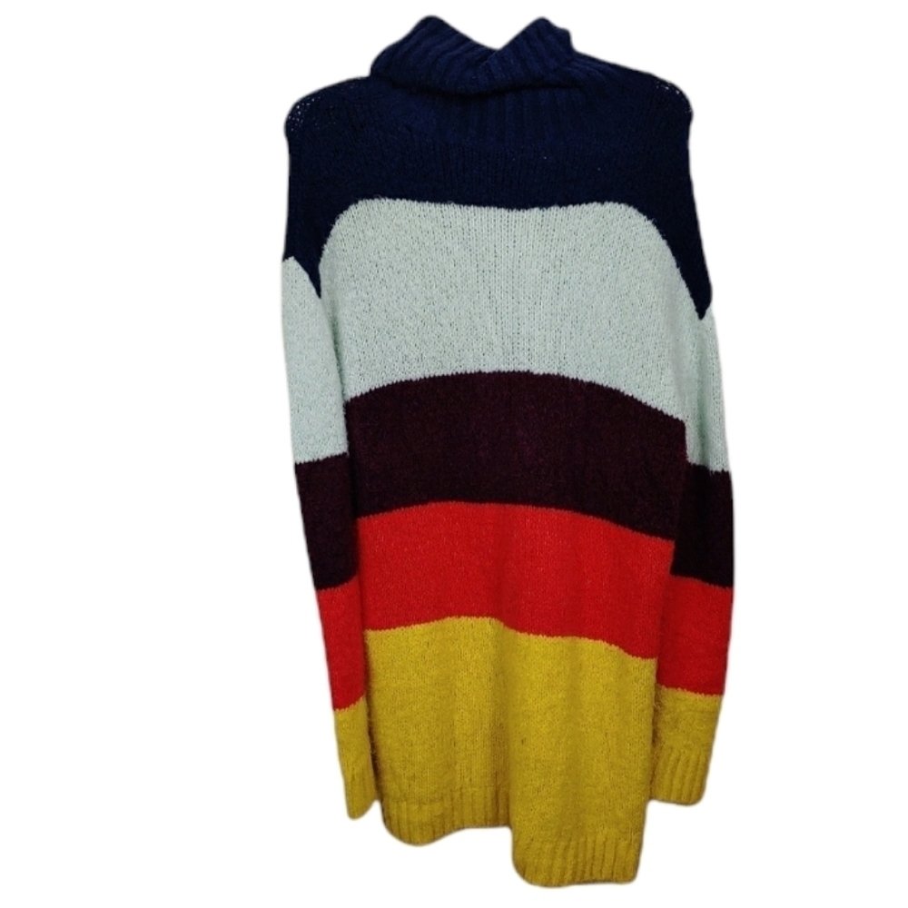 💜 Chelsea28 Striped Thick Cozy Vintage style sweater - Picture 6 of 8